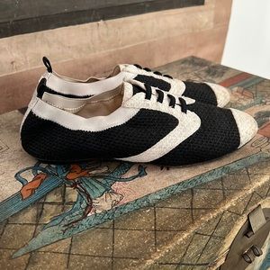Rare Chanel Black and White Oxfords